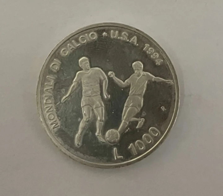 San Marino 1000 lirów Mundial 1994, USA 1994