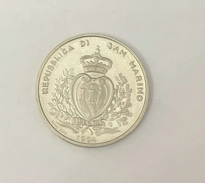 San Marino 1000 lirów Mundial 1994, USA 1994