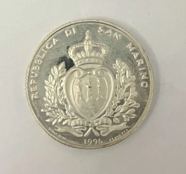San Marino 10 000 lirów Euro 1996