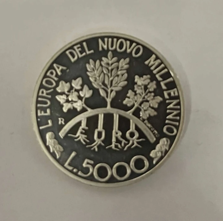 San Marino 5000 lirów Europa w nowym milenium 1998