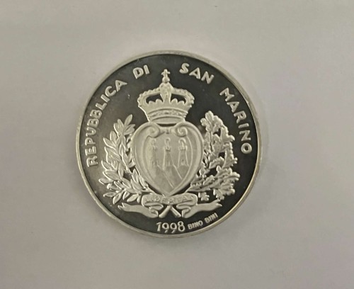 San Marino 5000 lirów Europa w nowym milenium 1998