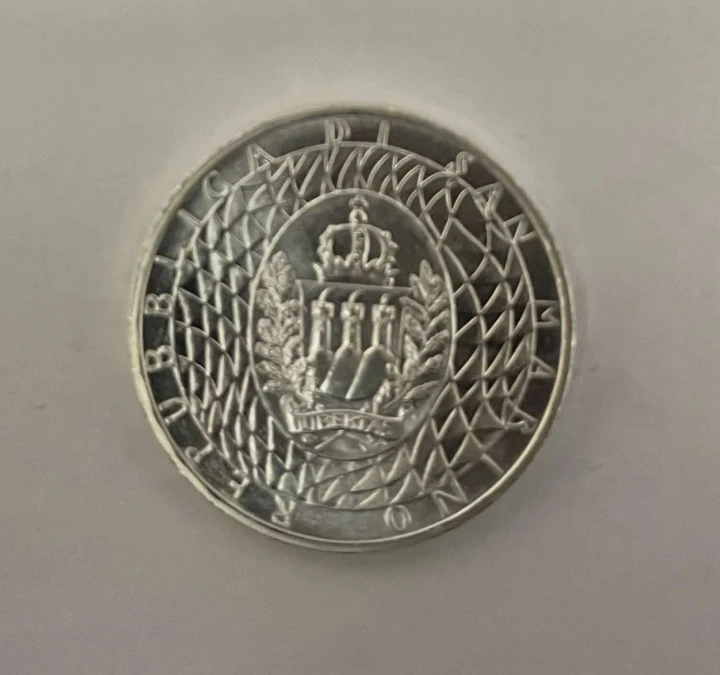 San Marino 1000 lirów Mundial 1990 1990