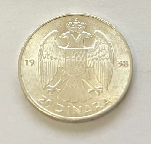 Jugosławia 20 dinarów 1938
