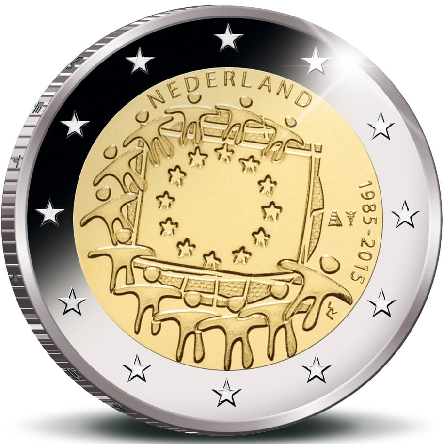 2 € Holandia 30 lat flagi UE 2015.jpg