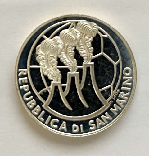 San Marino 5 euro Mundial 2006 2004