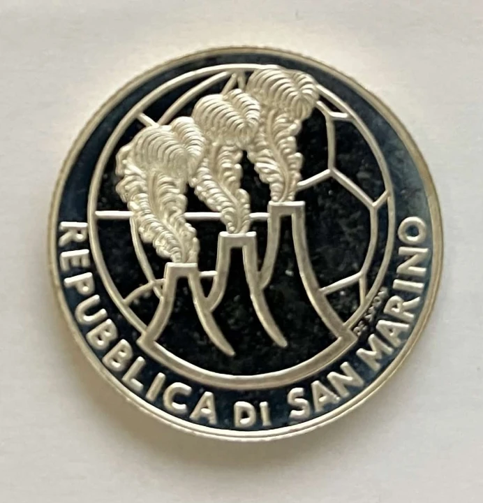 San Marino 5 euro Mundial 2006 2004