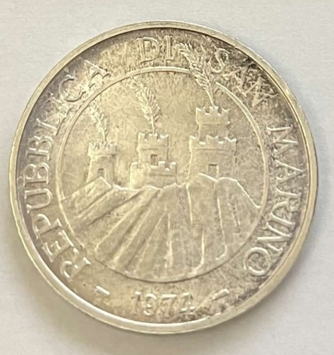 San Marino 500 lirów 1974