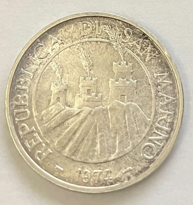 San Marino 500 lirów 1974