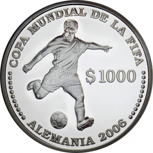 Urugwaj 1000 peso Mundial 2006 2003