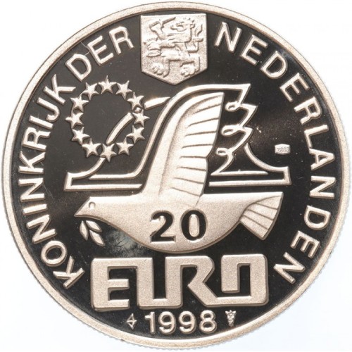 Holandia 20 euro M.C.Escher 1998