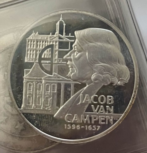 Holandia 25 ECU Jacob van Campen 1996