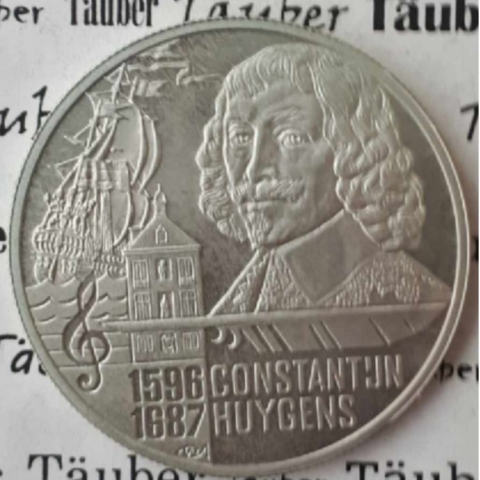 Holandia 20 euro 400 rocznica narodzin Constantina Huygensa 1996