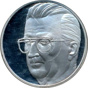 Belgia 20 euro Albert II Grimaldi 22.85g Ag.925 1996