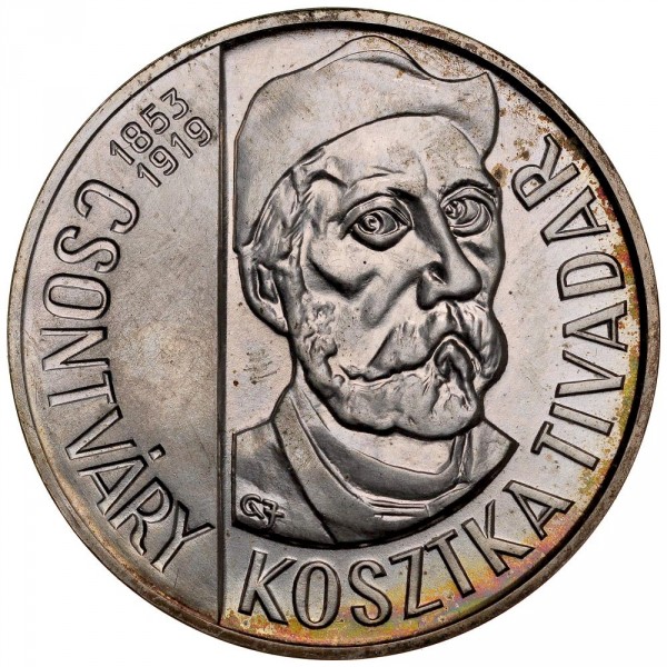 Węgry 200 forintów Tivadar Csontvary Kosztka 28g Ag.640 1977