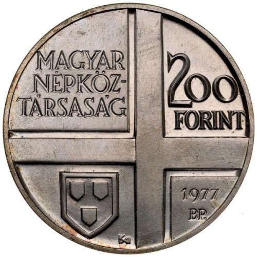 Węgry 200 forintów Tivadar Csontvary Kosztka 28g Ag.640 1977