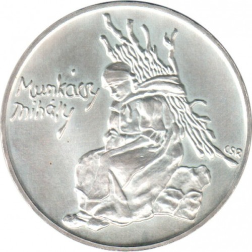 Węgry 200 forintów Mihaly Munkacsy 28g Ag.640 1976