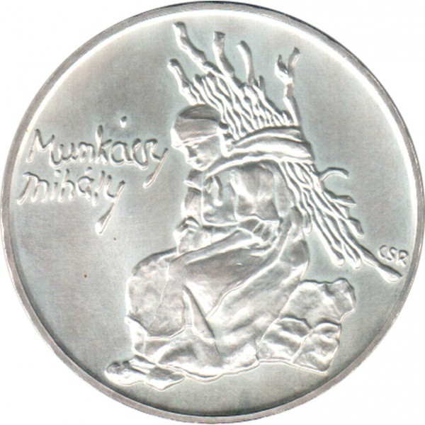 Węgry 200 forintów Mihaly Munkacsy 28g Ag.640 1976