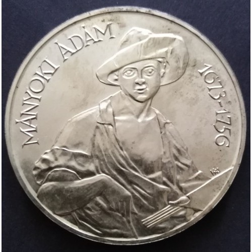 Węgry 200 forintów Ádám Mányoki 28g Ag.640 1977
