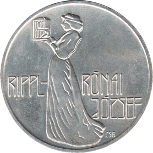 Węgry 200 forintów József Rippl-Rónai 28g Ag.640 1977