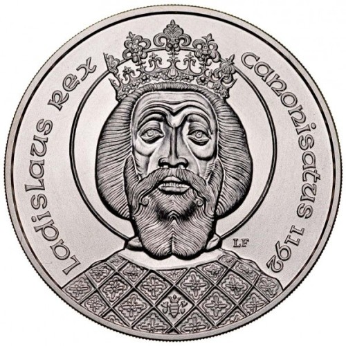 Węgry 500 forintów Władysław I Węgierski 28g Ag.900 1992