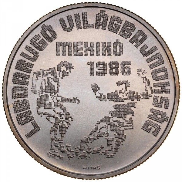 Węgry 500 forintów Mundial 1986 28g Ag.640 1986