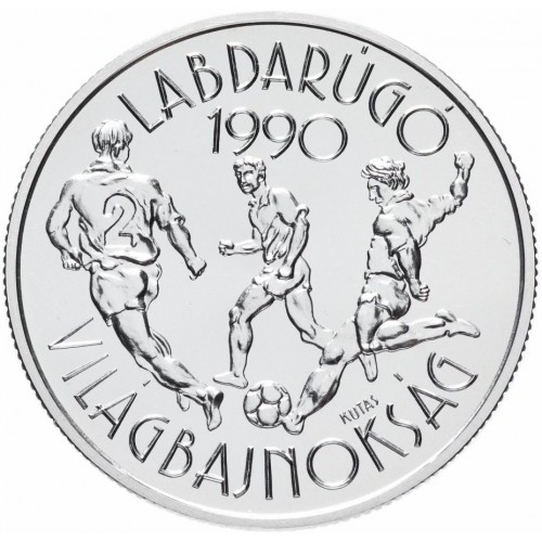 Węgry 500 forintów MS Włochy 28g Ag.900 1988