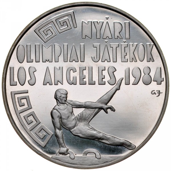 Węgry 500 forintów Los Angeles 1984 28g Ag.640 1984