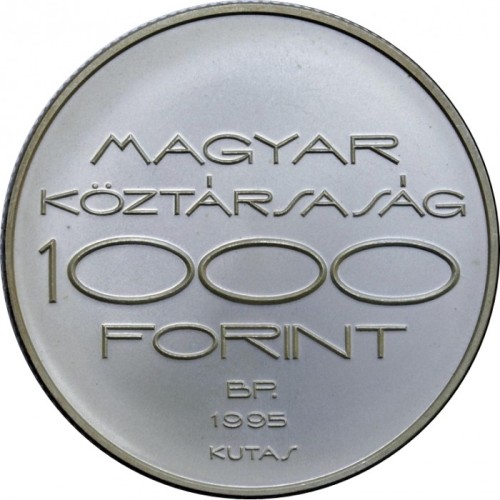 Węgry 1000 forintów Atlanta 1996 31.46g Ag.925 1995