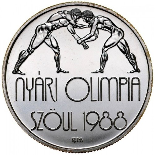 Węgry 500 forintów Seul 1988 28g Ag.900 1987