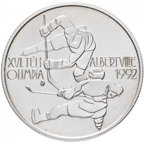 Węgry 500 forintów Hockey 28g Ag.900 1989