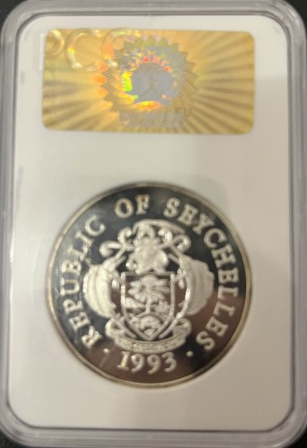Seszele 25 rupii olimpiada 31.46g Ag.925 1993