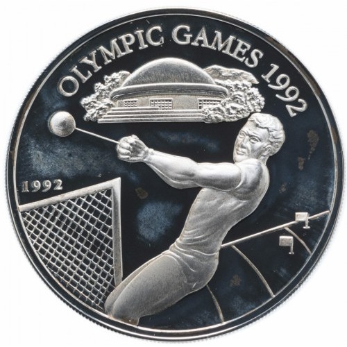 Samoa 10 tala Olympic 1992 31.81g Ag.925 1992
