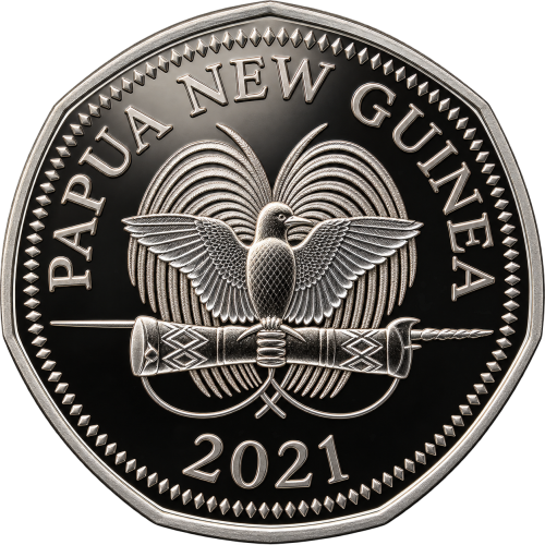 Papua Nowa Gwinea 50 toea Motyl 2021