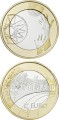 5 euro Finlandia Koszykówka 2015