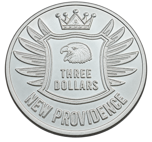 Bahamy New Providence 3$ Kardynałek 2022