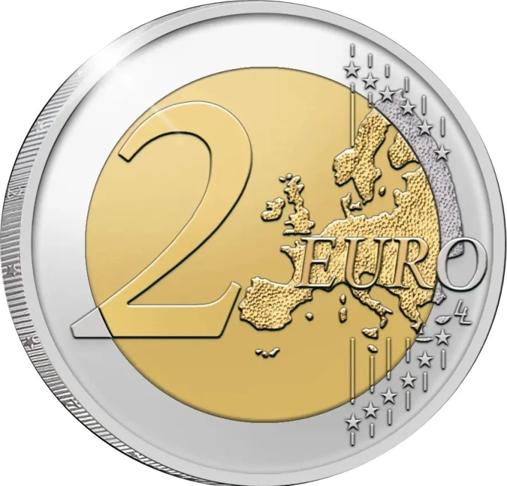 Belgia  2 euro Instytut Geograficzny 2026 coincard