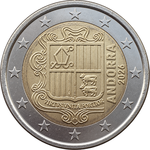 2 euro Andora Herb 2026