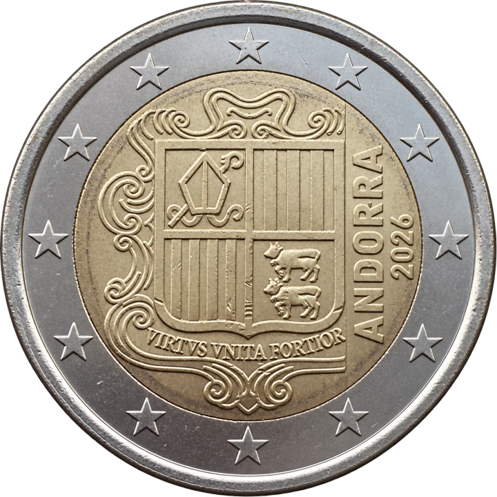 2 euro Andora Herb 2026