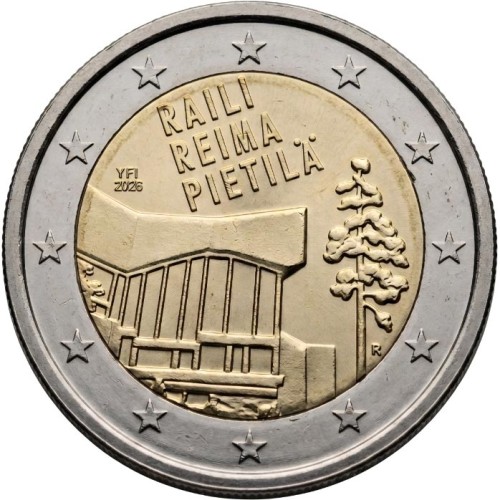 2 euro Finlandia Raila and Reima Pietilä 2026