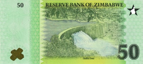 Zimbabwe 50 ZiG Nosorożec 2026 P-117