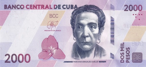 Kuba 2000 pesos Mariana Grajales 2026 P-145