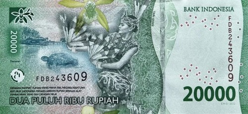 Indonezja 20 000 rupii G.S.S.J. Ratulangi 2026 P-166e