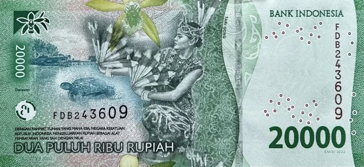 Indonezja 20 000 rupii G.S.S.J. Ratulangi 2026 P-166e