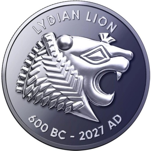 Lydian Lion 1 oz Ti.999 2027