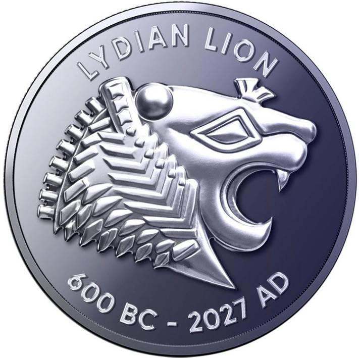 Lydian Lion 1 oz Ti.999 2027