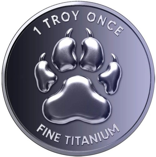 Lydian Lion 1 oz Ti.999 2027