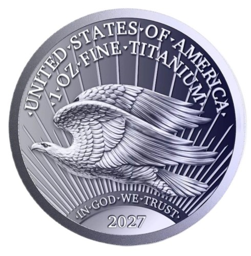 USA Saint-Gaudens Double Eagle 1 oz Ti.999 2027