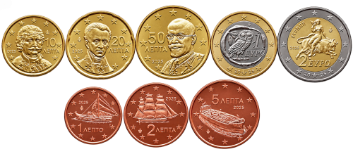 Euro set GRECJA zestaw menniczy x 8 2025