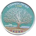 USA 25 c Connecticut 1999 KOLOR