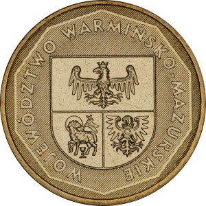 2 zł Województwo warmińsko-mazurskie 2005